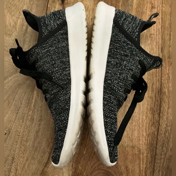 Adidas Cloudfoam Pure Cloud Black & White Sneakers Sz. 9 - Picture 6 of 6